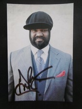 Gregory Porter jazz autograph signed 10x15 cm picture
