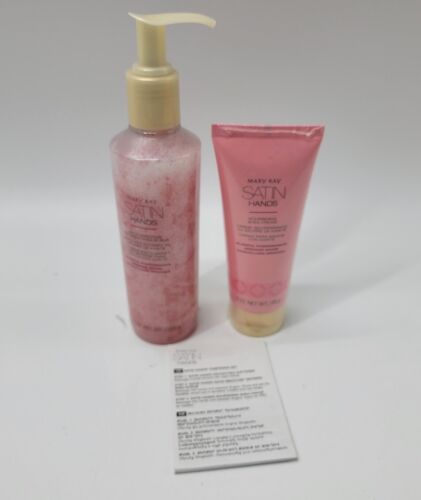 (Lot Of 3) Satin Hands Blissful Pomegranate Scrub Hand Cream   (NOS)**** - Picture 1 of 6