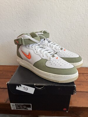 Nike Air Force 1 Mid QS Jewel Oil Green DQ3505-100 Men display picture 2