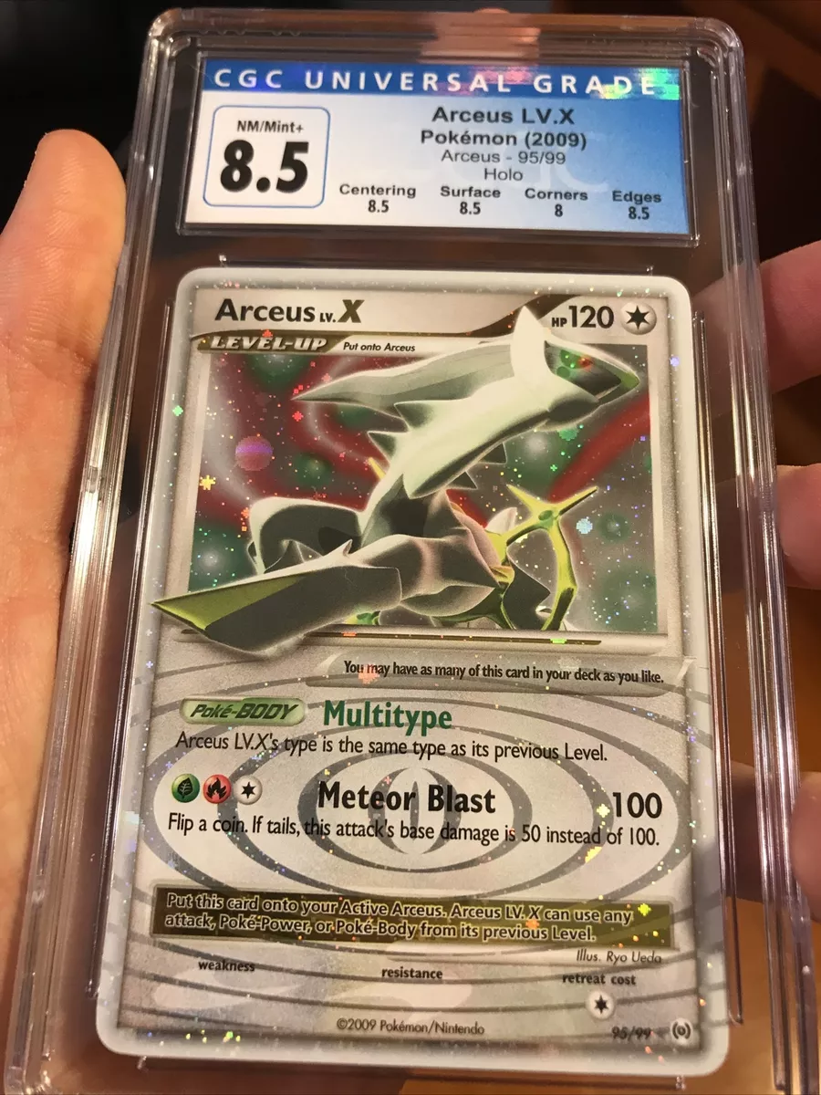 Arceus Lv.X ULTRA RARE 96/99 Platinum Arceus Pokemon NM HOLO 2009