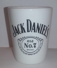 Jack Daniels Old No. 7 1½ White Shot Glass