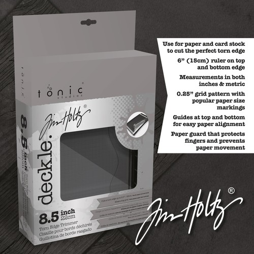 White Deckle Edge Paper Trimmer Guillotine Cutter for Crafting and Scrapbooking - Picture 2 of 8