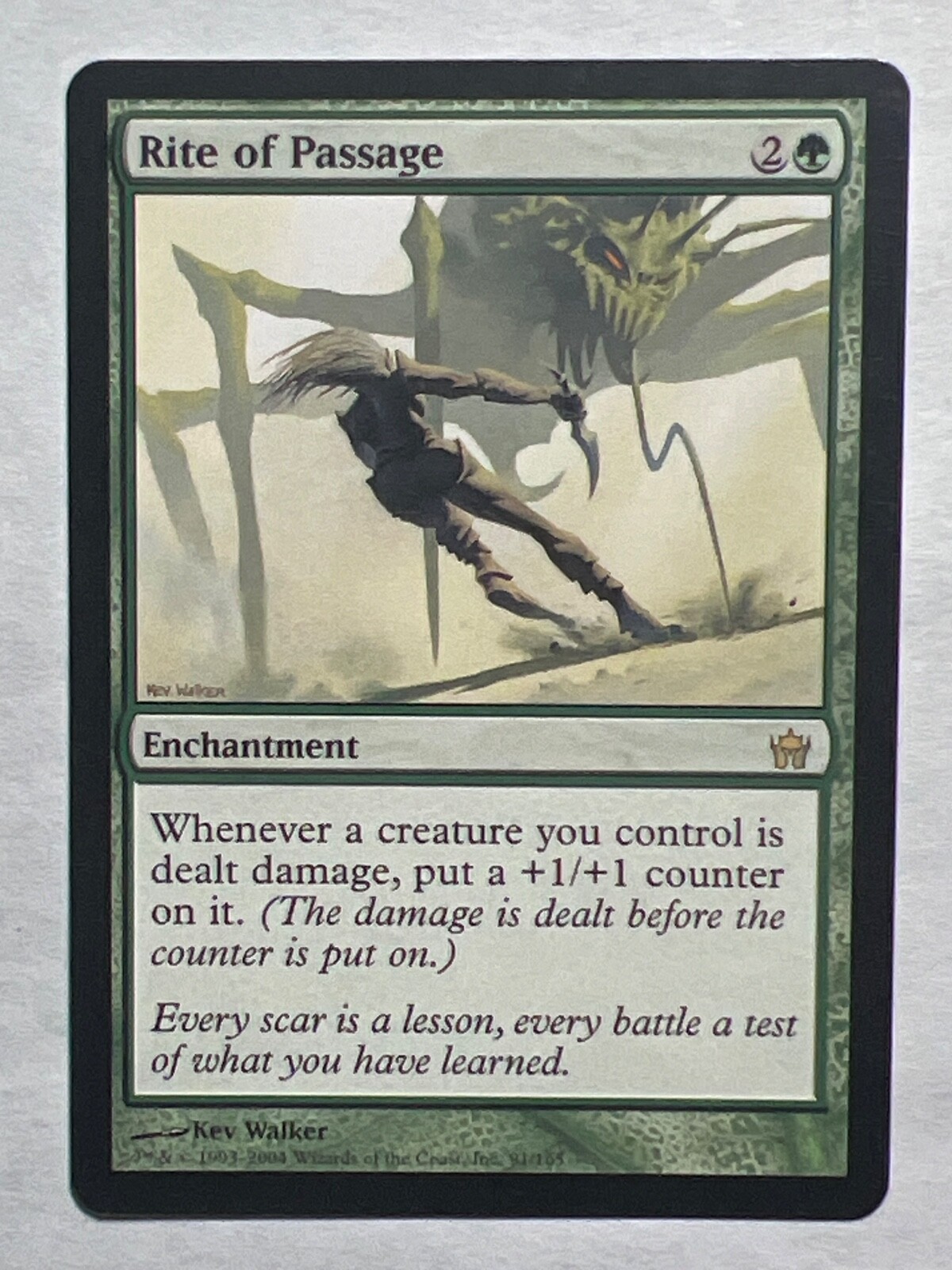 MTG - Rite of Passage - Fifth Dawn - Rare - LP - Magic the Gathering