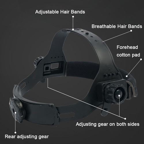 Automatic Dimming Welding Facemask Large View True Color Auto Darkening S4W2 - Picture 8 of 10