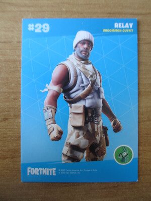 Karte Panini Fortnite 2020 Epic Games / #29 RELAY