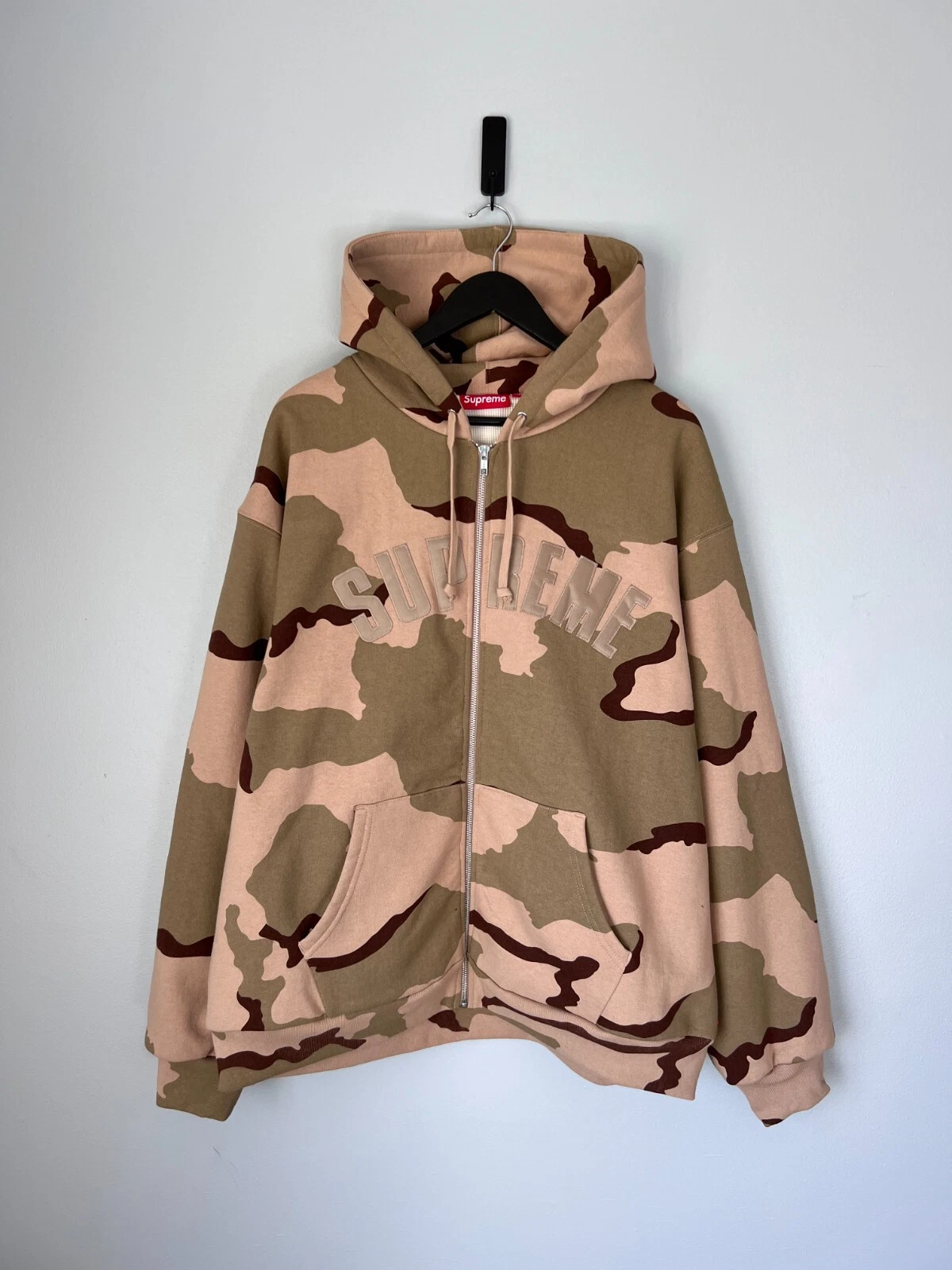 Sweat zippé doublé thermique Supreme Arc   Taille XL   Camouflage désert   NEUF