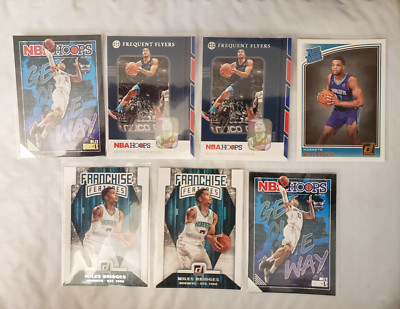 Miles Bridges Get out holo, Frequent Flyers, Donruss RC etc (7) Count lot