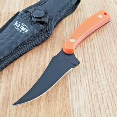 Schrade Old Timer Sharpfinger Fixed Knife 3.25" Stainless Blade Polymer Handle