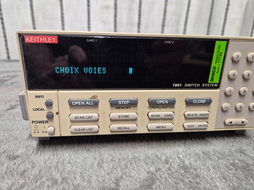 KEITHLEY 7001 SWITCH SYSTEM - Picture 5 of 7