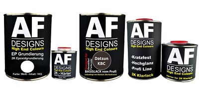 FÜR Datsun KBC Oxide Metallic 3.7L Autolack SET 2K Epoxid Grundierung Klarlack