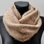 Strickschal Rundschal Unifarben Weicher Schal Grobstrick Muster Loop