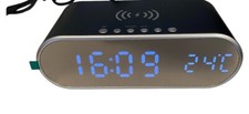 15Watt Ultra Fast Wireless Charging Dual Alarm Clock Date Display
