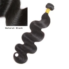 Brazilian & Indian Human Hair Weave Virgin Remy Sew In Body Wave 5 colors