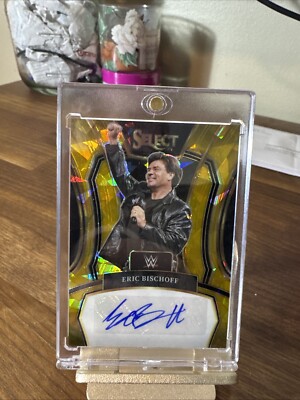 2024 Select WWE ERIC BISCHOFF Legendary Signatures Auto Golf Cracked Ice /5