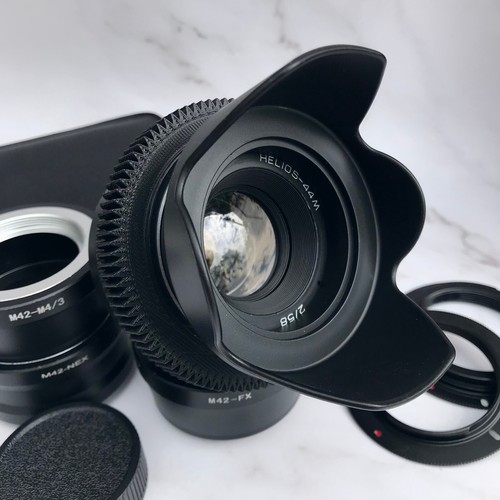 Helios 44M Objektiv 2/58mm CINE Mod Objektiv BOKEH FLARE Canon EF Halterung - Bild 2 von 10