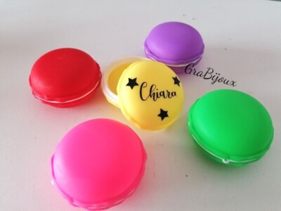 Mini Macaron Box personalisierbar mit Namen