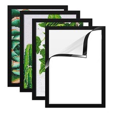 4 Pack 12x16 Inch Magnetic Diamond Painting Art Frame for Wall Window Door