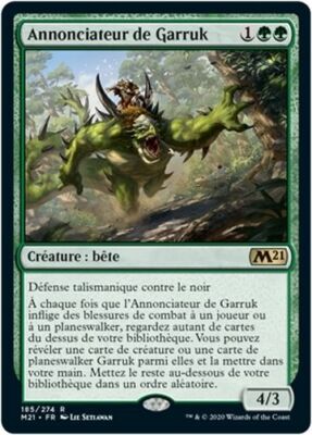 MTG Magic M21 - Garruk's Harbinger/Annonciateur de Garruk, French/VF