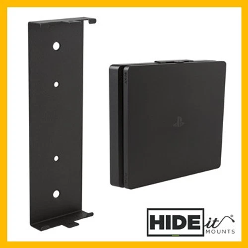 PS4 Slim Wall Mount | HIDEit Mount for PlayStation 4 Slim Game Console