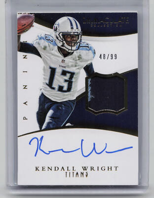 2015 Immaculate #ISP-KW Kendall Wright Immaculate Signature Patches