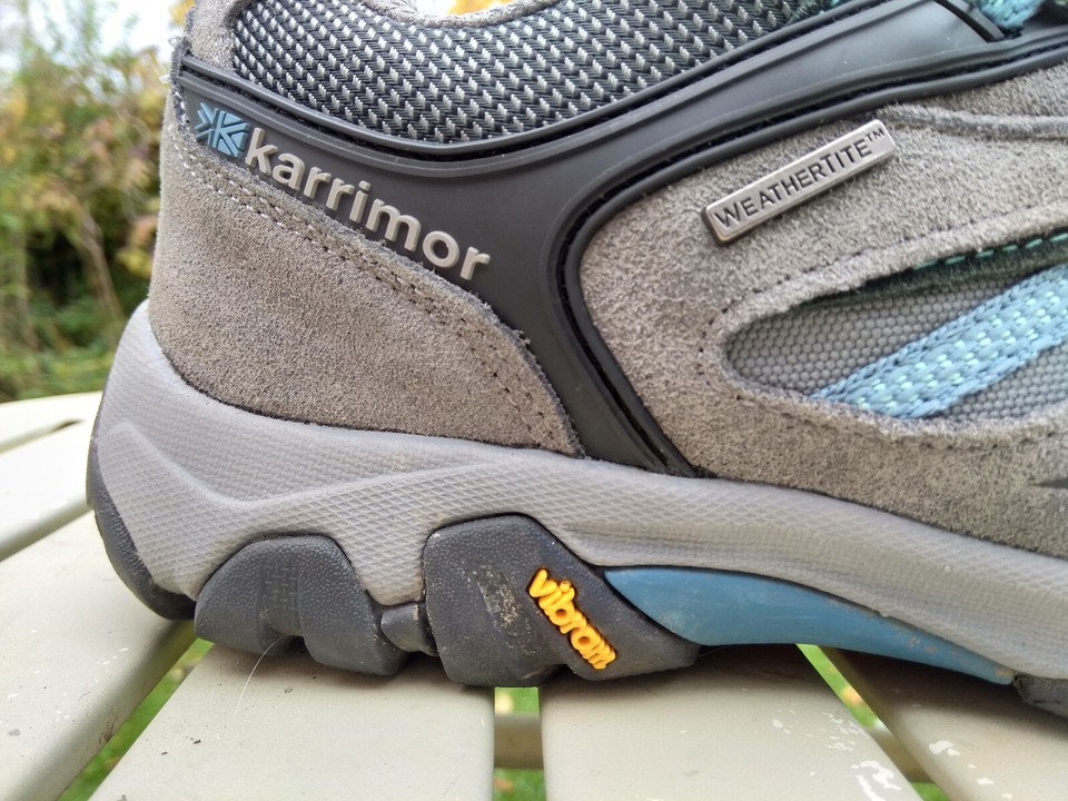 Karrimor Aspen Low Wether Tight Walking Shoes Ladies Grey & Blue Size