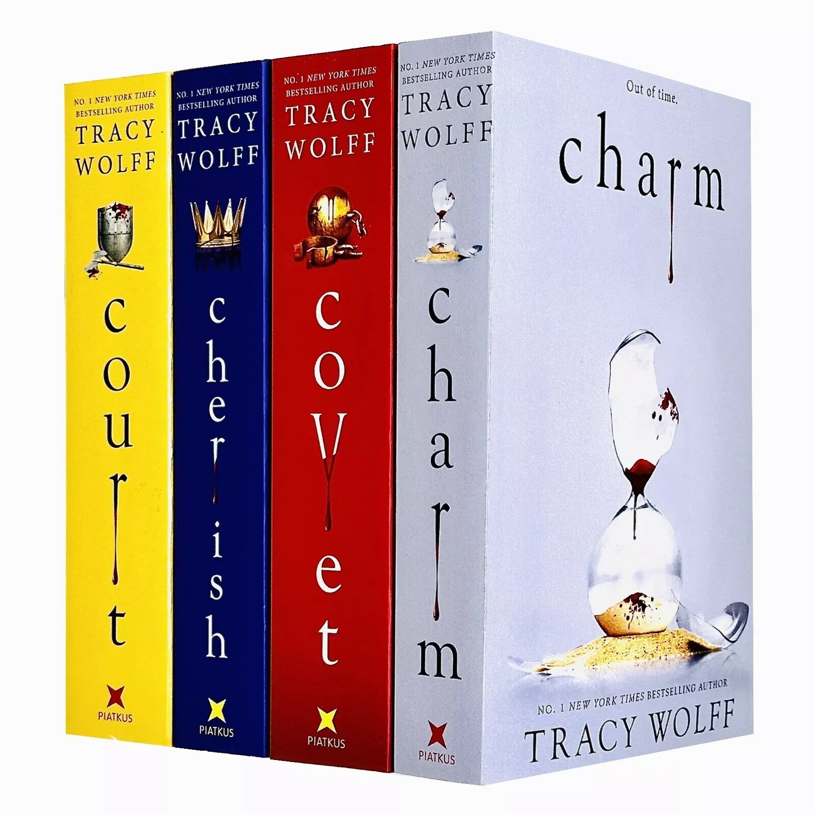 Crave Series 4 Books Collection Set By Tracy Wolff Charm, Covet, Cherish, Court