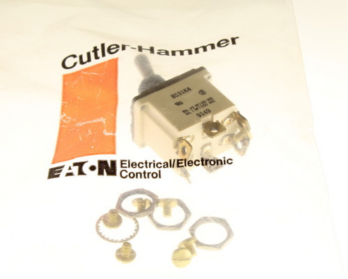 palanca sellado de 2 posiciones tamaño completo Eaton 8531K4 DPDT 15A 115V amperios |