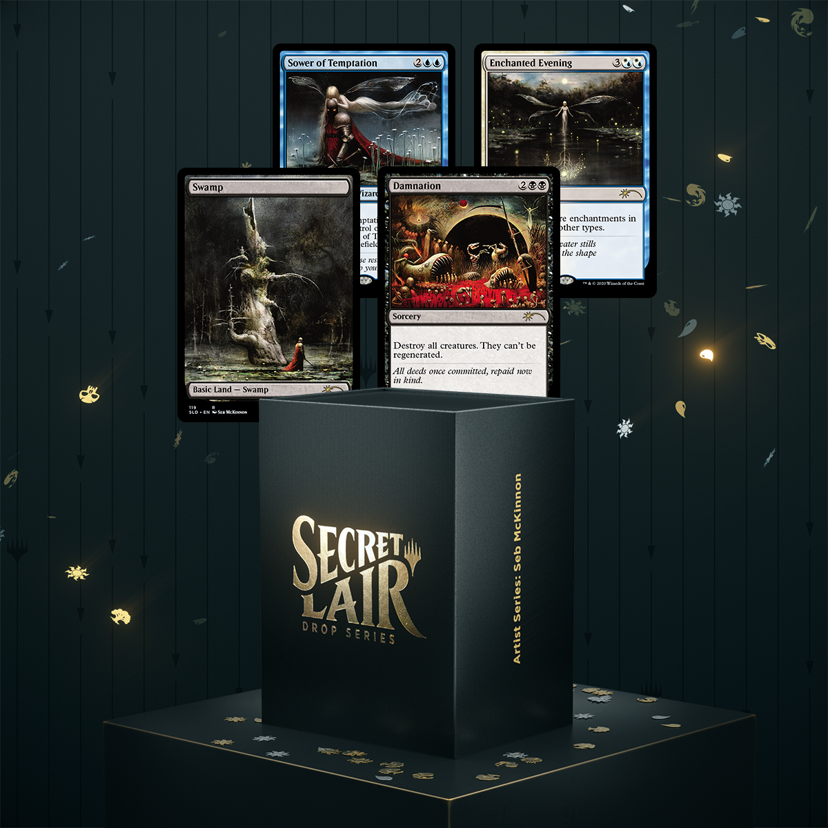 マジック：ザ・ギャザリング MTG Secret Lair Seb McKinnon MTG Secret Lair: Seb McKinnon Secretversary 2020 (Non-foil) - New