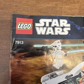 Lego Star Wars 7913 Clone Trooper Battle Instruction Manual Booklet Only 2011