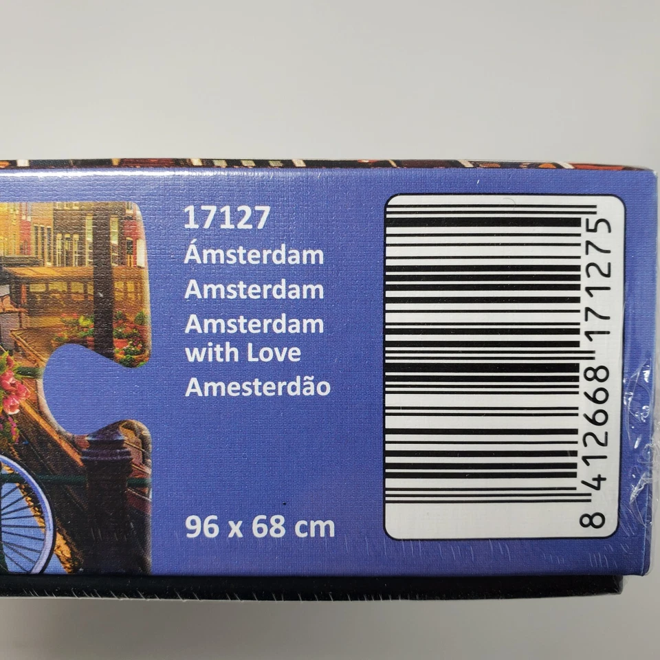 Rompecabezas Educa 2000 piezas Ámsterdam con amor bicicleta de ciudad NUEVO sellado Foto 4 de 4