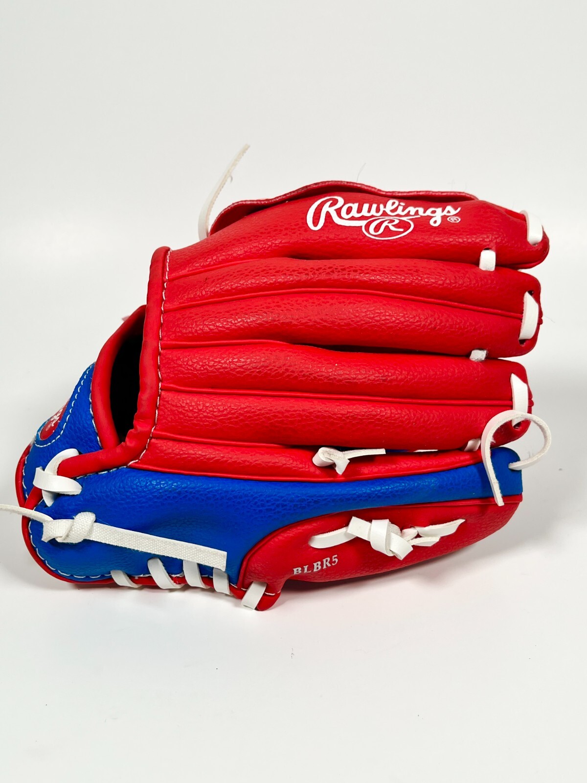 Rawlings 9" RHT Baseball Glove TBall Youth Players Series PL91SR Red Blue for sale online eBay