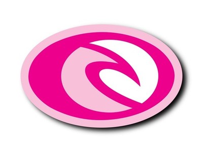 RipCurl Contour/Kiss Cut Oval Aufkleber