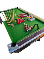 6ft X 3ft Pool Table With Slate Bed inc Pool & Snooker balls plus  accessories 