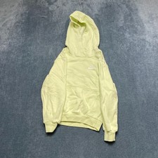 Nike Hoodie Womens XS Green Cotton Stretch Fleece Lined Kangaroo Pocket Logo