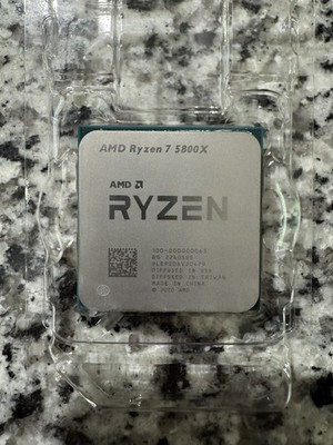 AMD Ryzen 7 5800X 3.80GHz 8 Core 16 Thread AM4 CPU