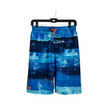 Under Armour Boys' UA Gradient Stripe Volley Shorts Youth XL Blue NWT