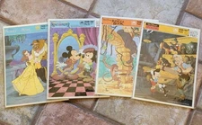 🔥Lot of Vintage 4 Count FRAME TRAY Puzzle’s Walt Disney Special Edition