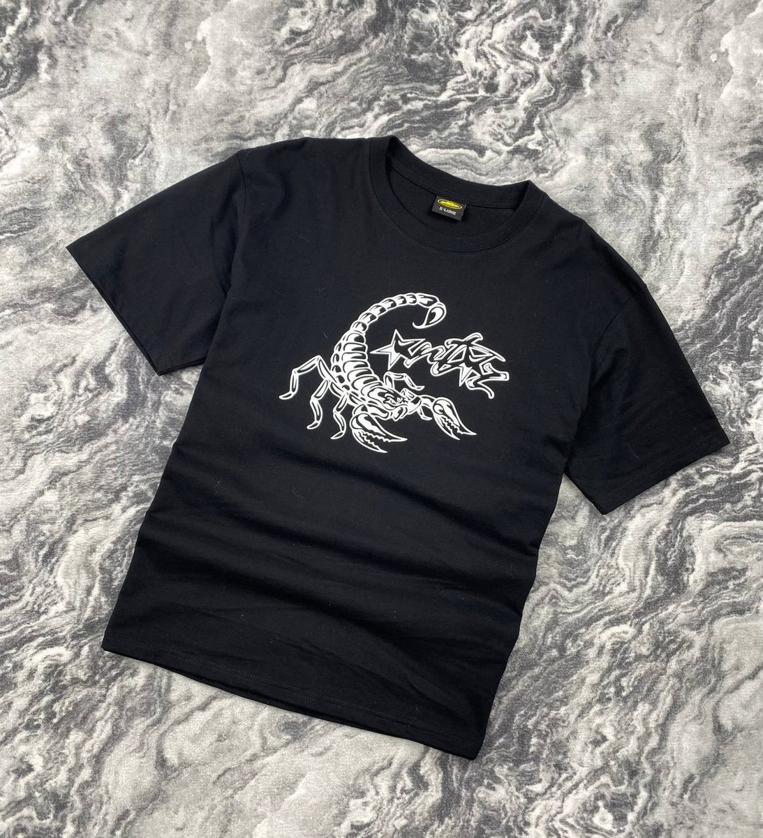 Corteiz Scorpion Big Logo T-Shirt Men Size XL Black | eBay