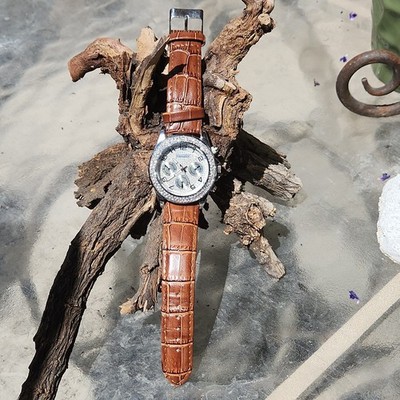 Varsales Women's Watch Stainless Steel Brown Band