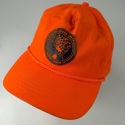 Otto Cap Weiß Thunder Creek Ranch Jäger Orange Verstellbar Baseball Cap Herren