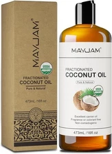 Pure Fractionated Coconut Oils Liquid 16oz 100% Natural USDA Certified... 