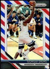 2018-19 Panini Prizm #117 Gorgui Dieng Prizms Red White and Blue E1