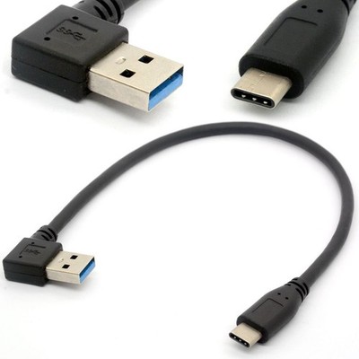USB Cable USB 3.0 A Left to USB Data Sync & Charge Cord USB-Converter Adapter...