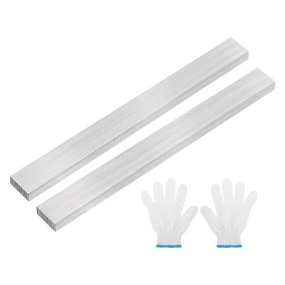 2 Pcs 304 Stainless Steel Flat Bars 5/16\'' x 13/16\'' x 8\'' for Trim Strips