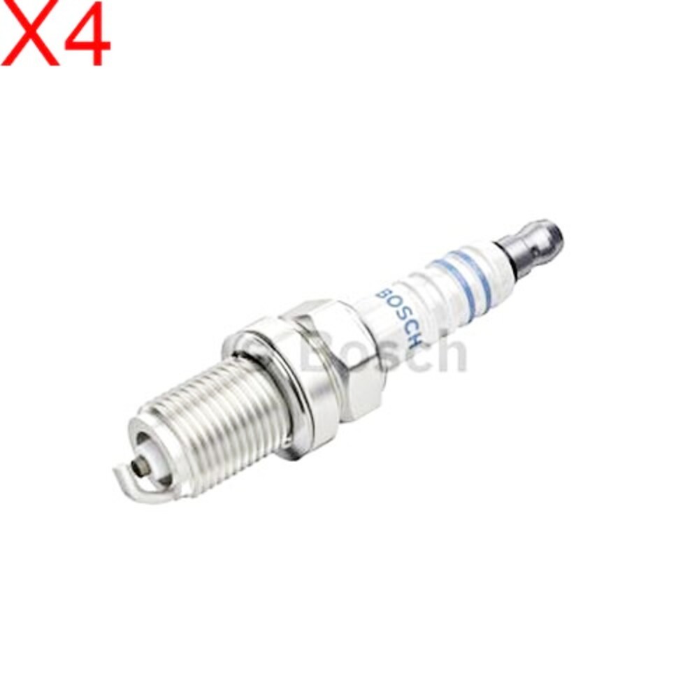 BOSCH Spark Plug 4pcs For MINI RENAULT ROVER SAAB SEAT SMART 0.6-4.2L 1977-