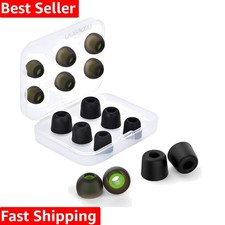 6 Pairs Earphone Tips S M L for in Ear Headphones, 12pcs Anti-Slip Silicone ...