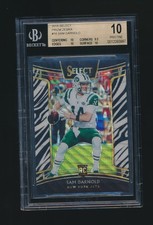 Sam Darnold 2018 Panini Select Zebra Prizm Case Hit Rookie BGS 10
