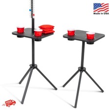 GoSports All Weather Metal Cornhole Scoreboard with Drink Holders - Black or Whi