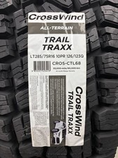 4 Four New Crosswind Trail Traxx Lre10pr- Lt28575r16 Tires 2857516 285 75 16