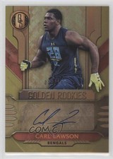 2017 Panini Gold Standard Golden Rookies 55/149 Carl Lawson #GR-CL Auto 0c6